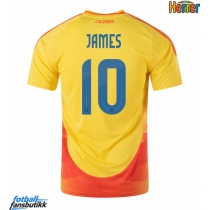 Colombia James Rodriguez #10 Hjemmedrakt Copa America 2024 Kortermet
